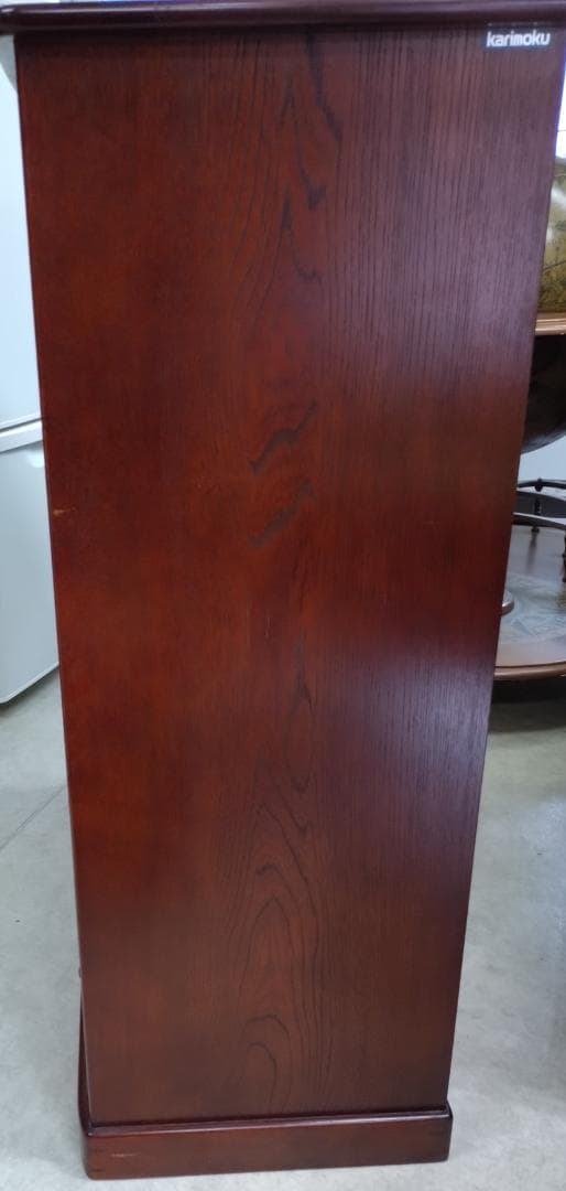 Y【昭和レトロ】アンティーク！サイズ感も絶妙！カリモク 茶箪笥 食器棚 水屋