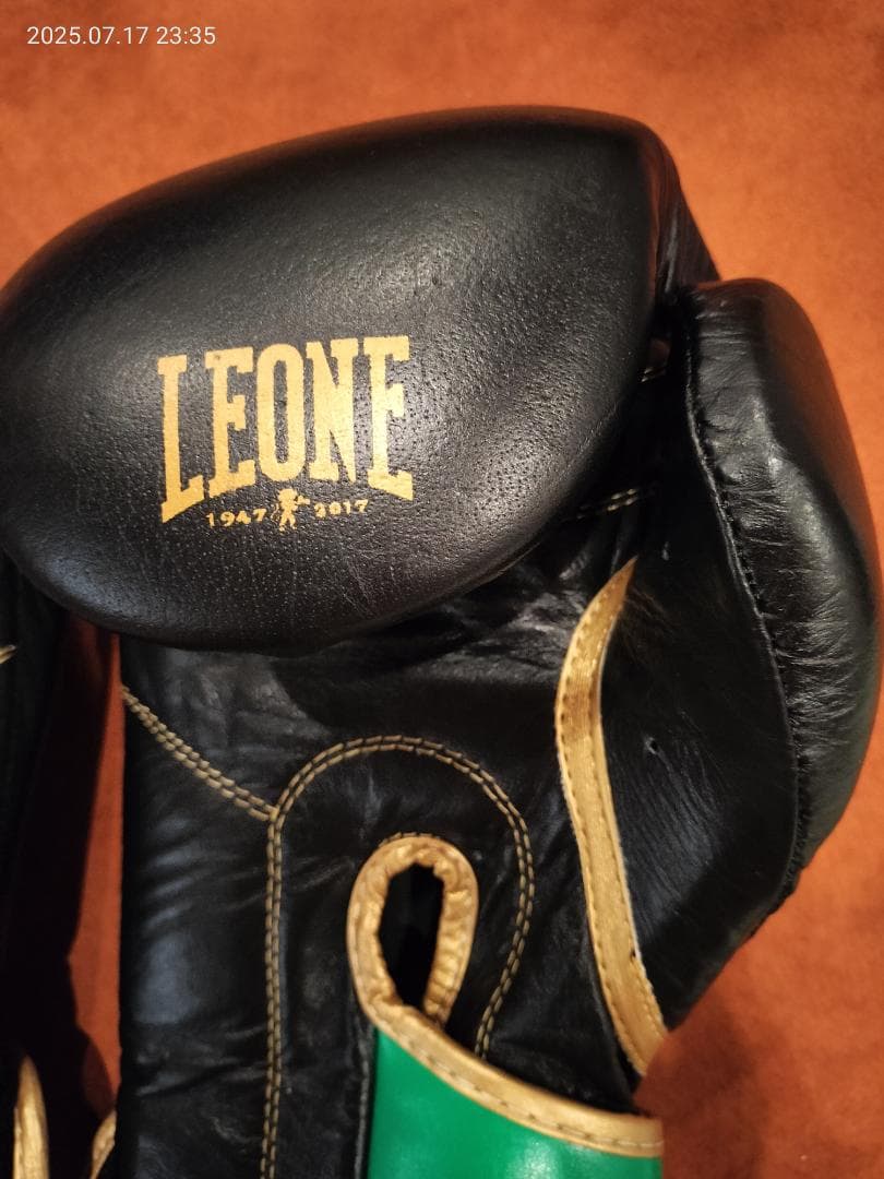 LEONE ボクシンググローブ 14oz 黒