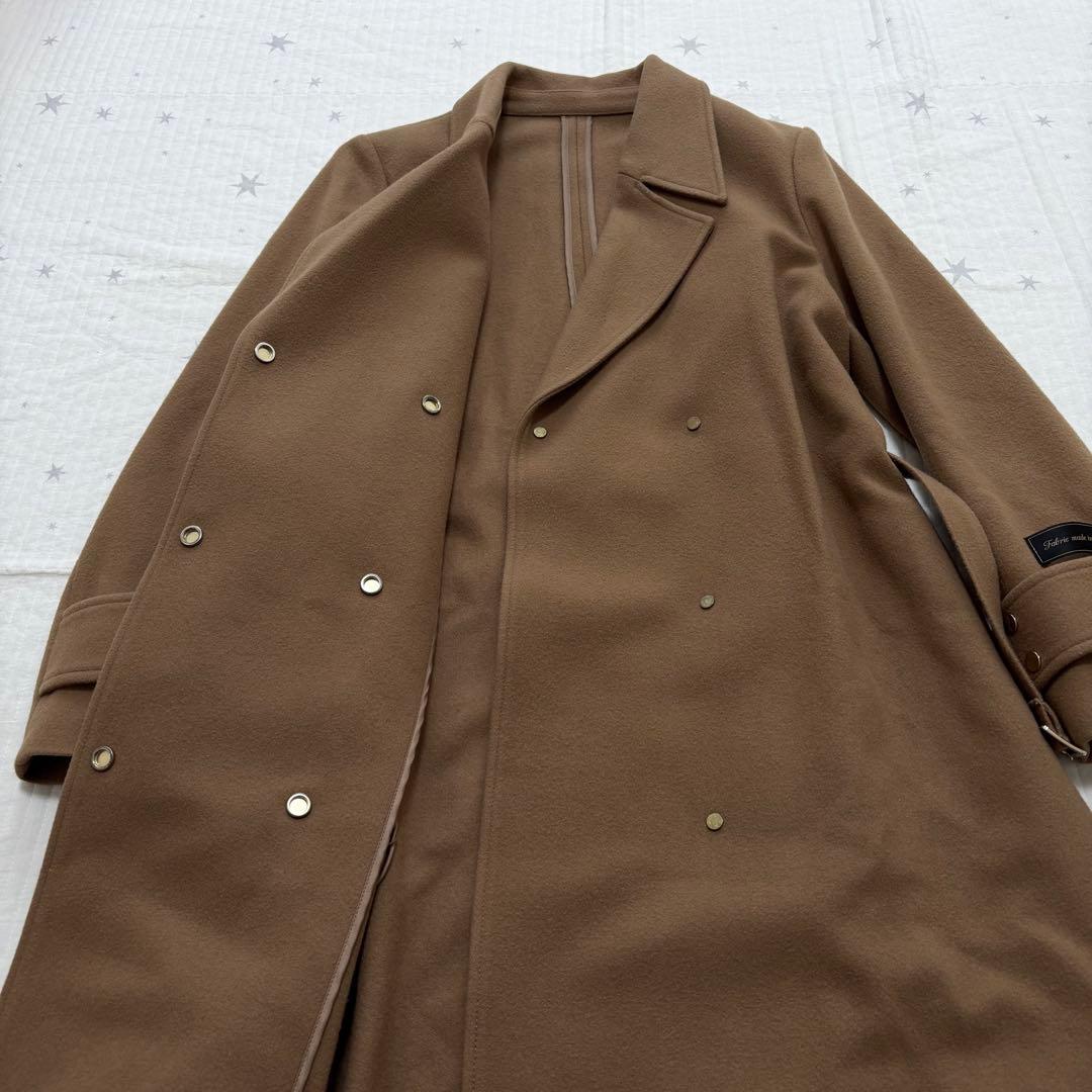 Ameri VINTAGE BELT FLARE LONG COAT Mサイズ