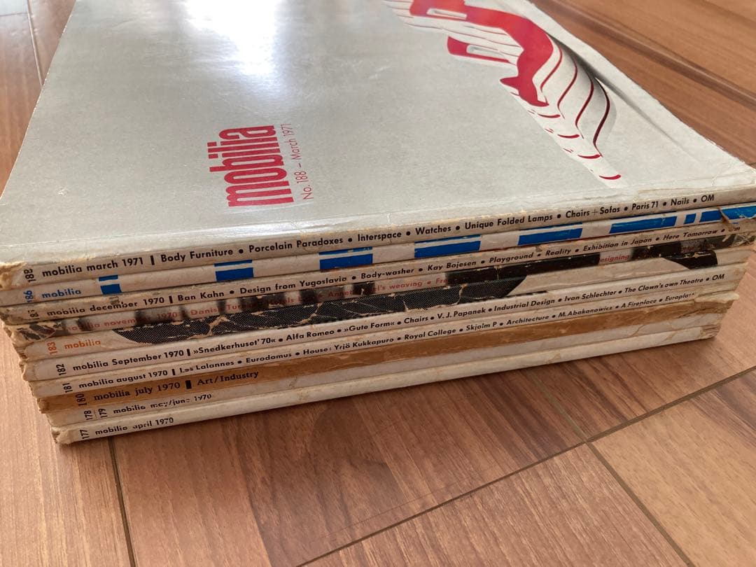 mobilia モビリア デンマーク 家具雑誌 アート雑誌 10冊セット