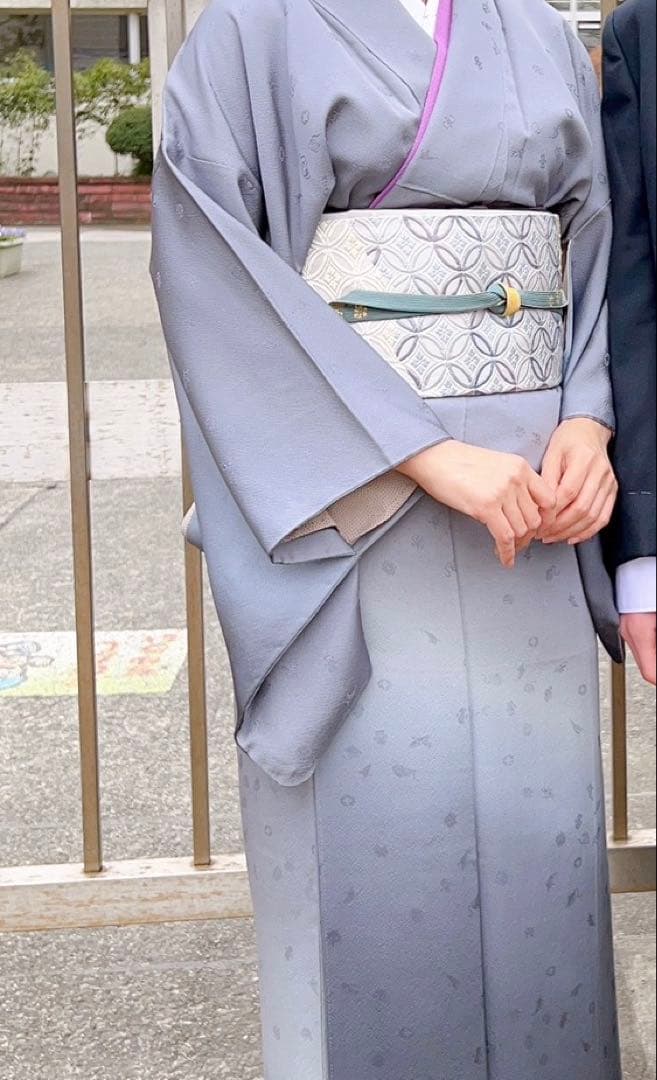 唐織　七宝繋ぎ　フォーマル袋帯　帯揚げセット　卒業式　入学式　結婚式