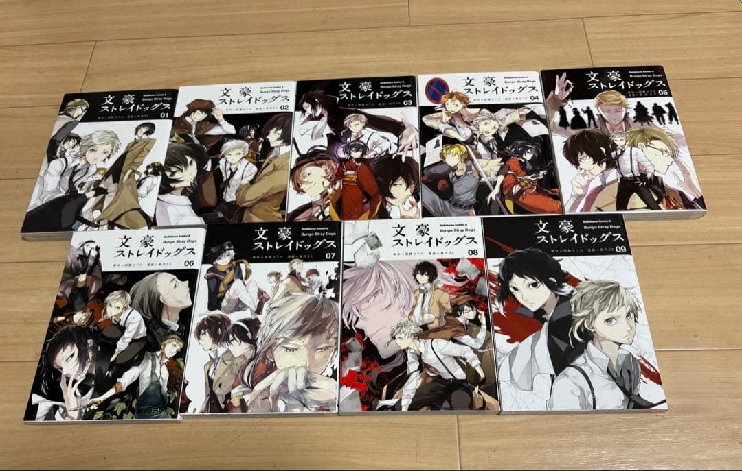 文豪ストレイドッグス 1～27巻、公式国語便覧、小説