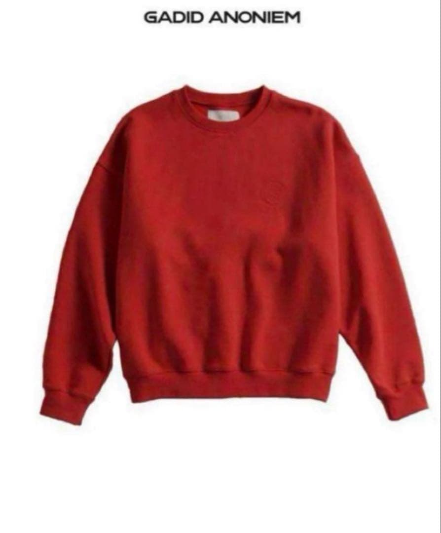 【美品】GADID ANONIEM 赤 スウェット