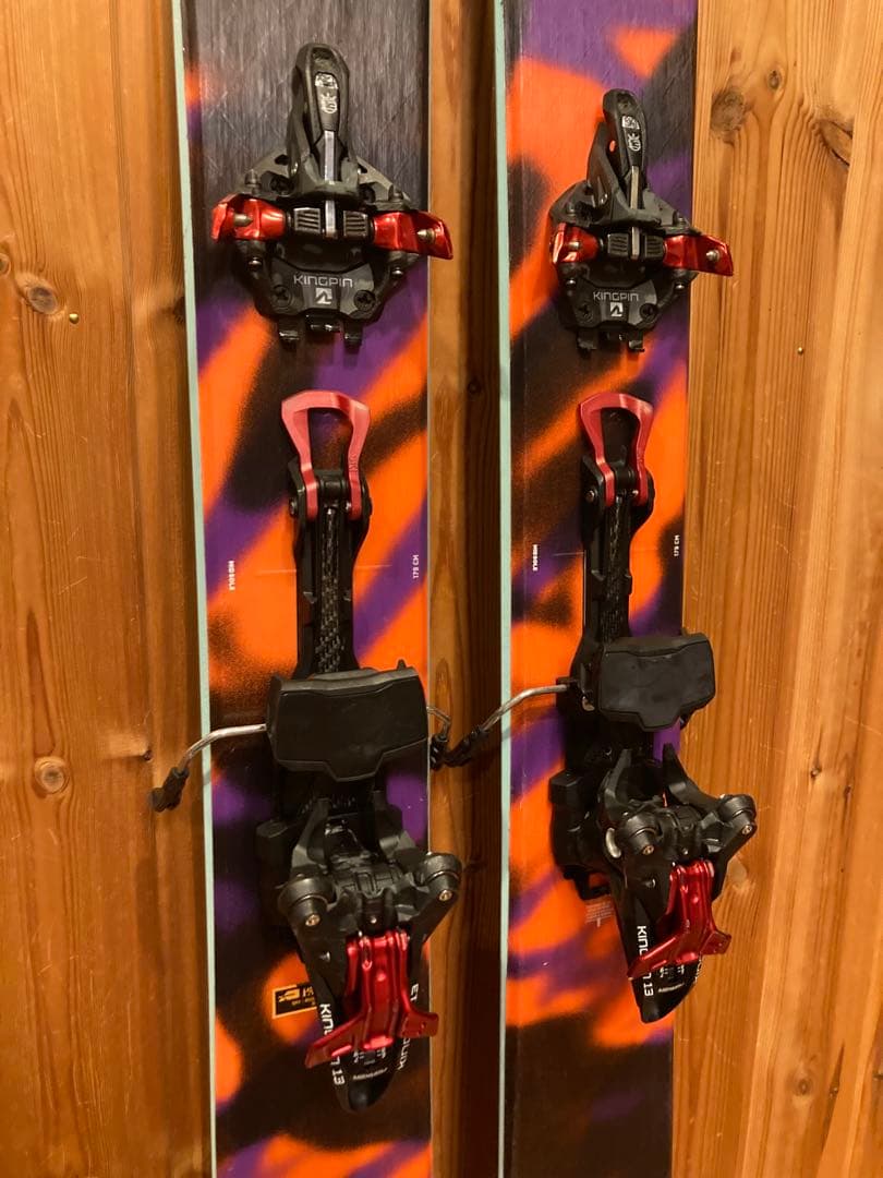 バックカントリースキーセット》 K2マインドベンダー、キングピン、ポモカシール