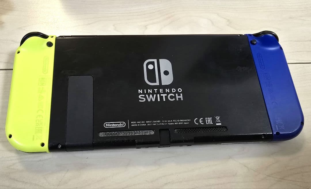 Nintendo Switch 本体 青/黄 ジョイコン付き　(箱無し)