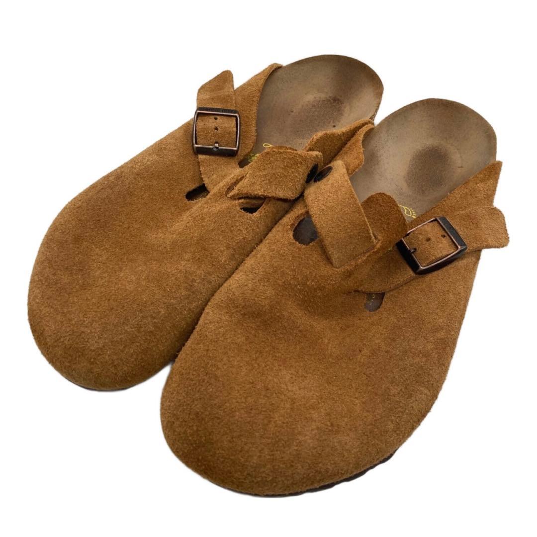 1048 BIRKENSTOCK ボストン スエード ブラウン 28cm