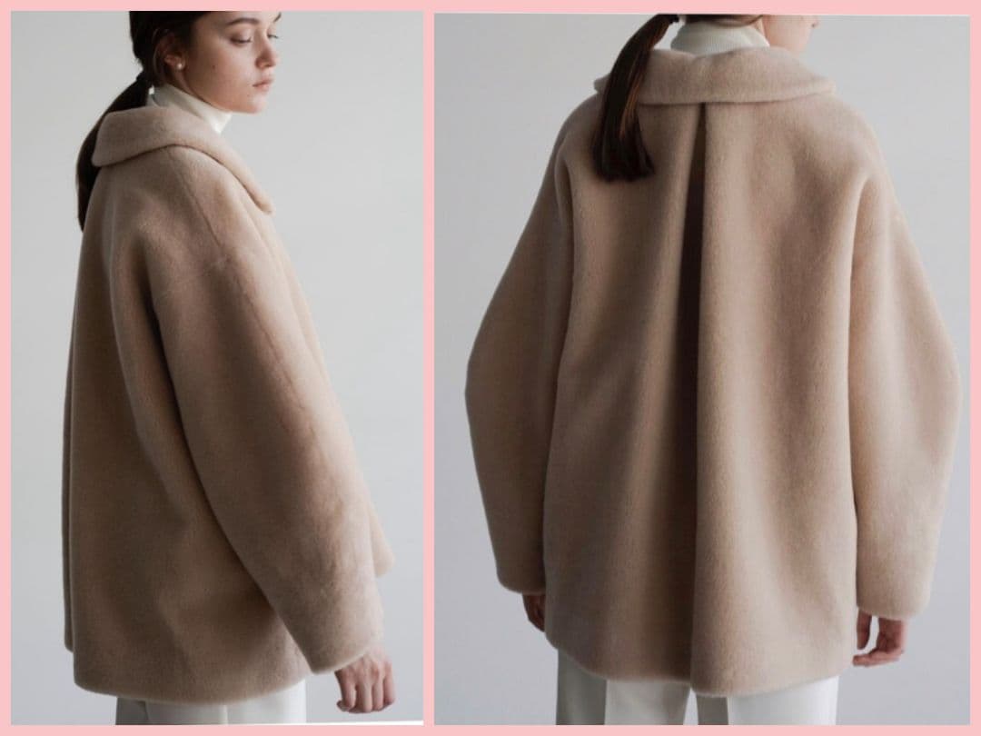 OHGA オオガ/エコファーコート　エコムートンコート　ボアコート　S