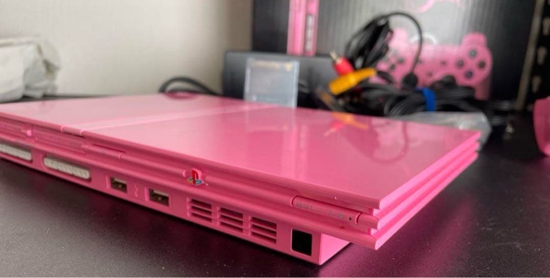 PS2 プレステ2 ピンク SCPH-77000 PK 動作品