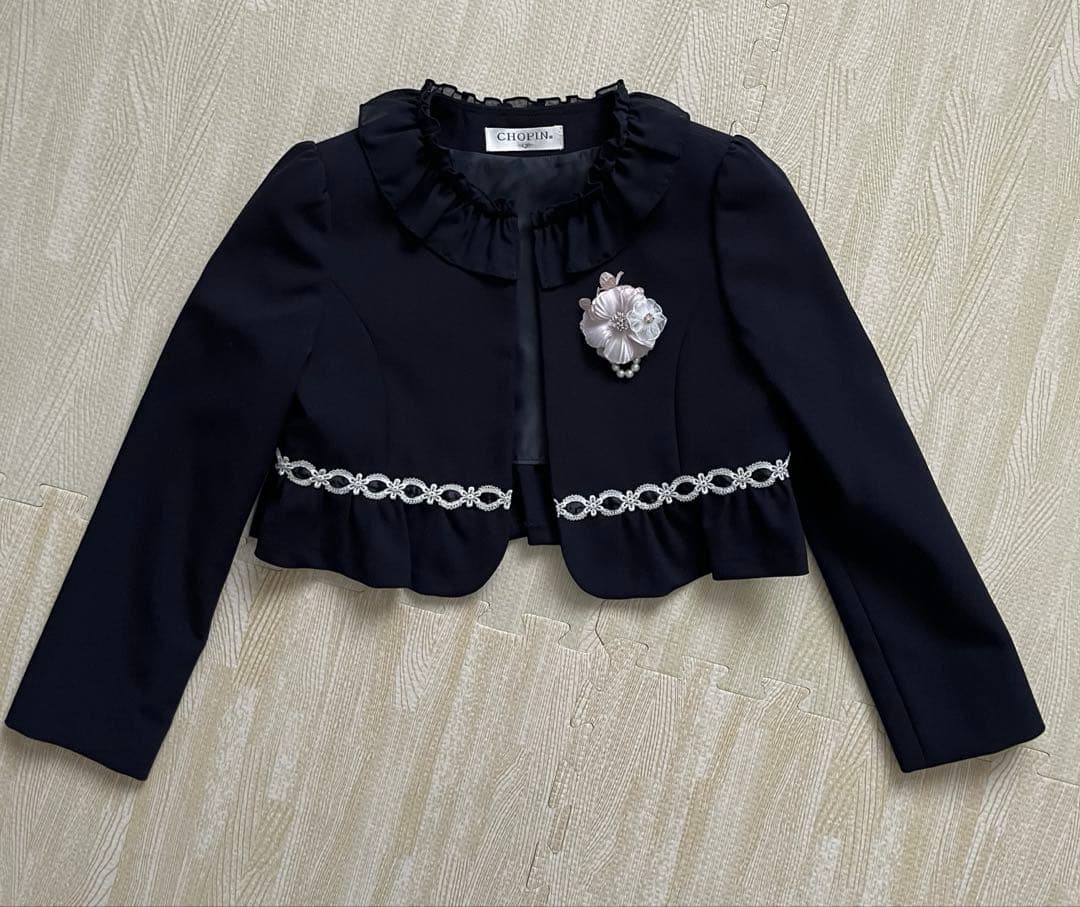 CHOPIN ショパン バイアスチェックフラワー　130 パンプス　セット