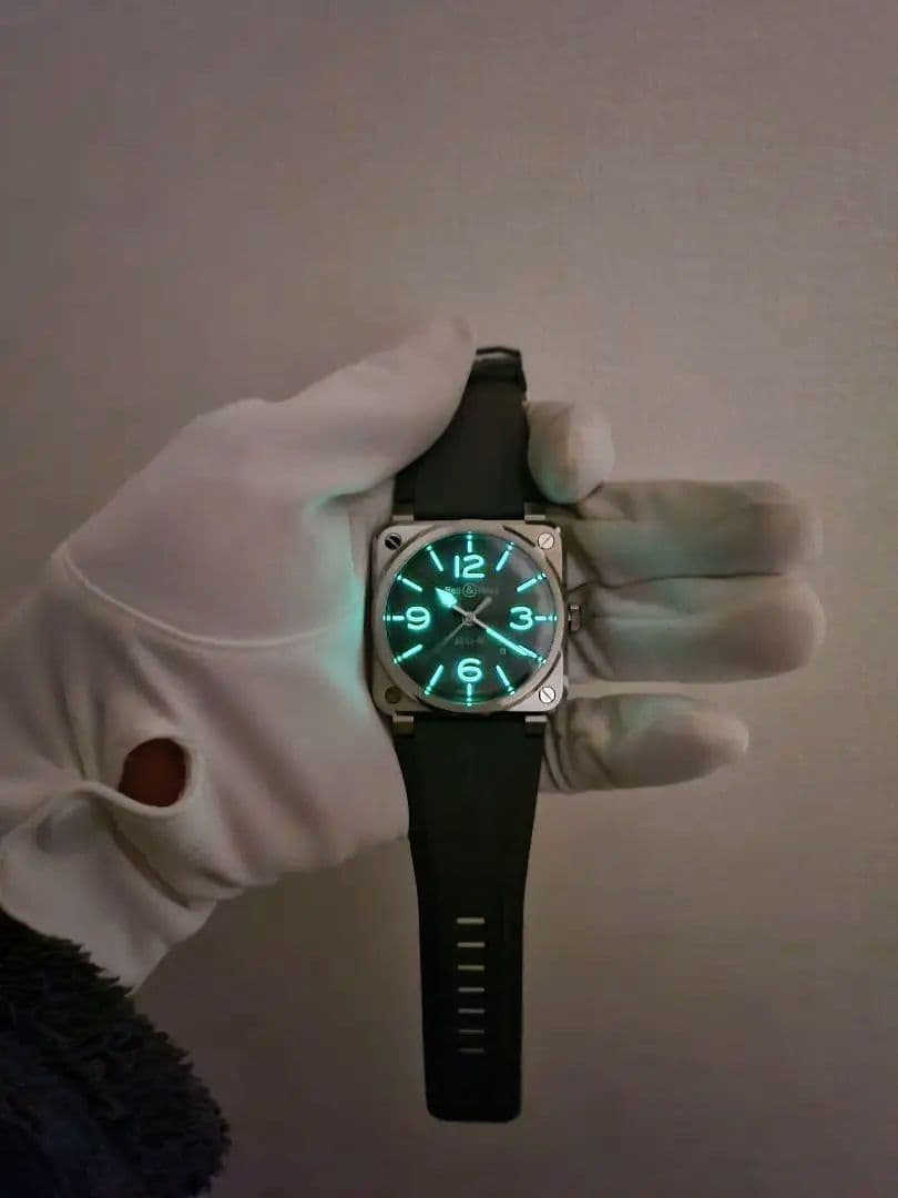 【限定値下げ　付属品欠品無し】Bell & Ross BR03 GREY LUM