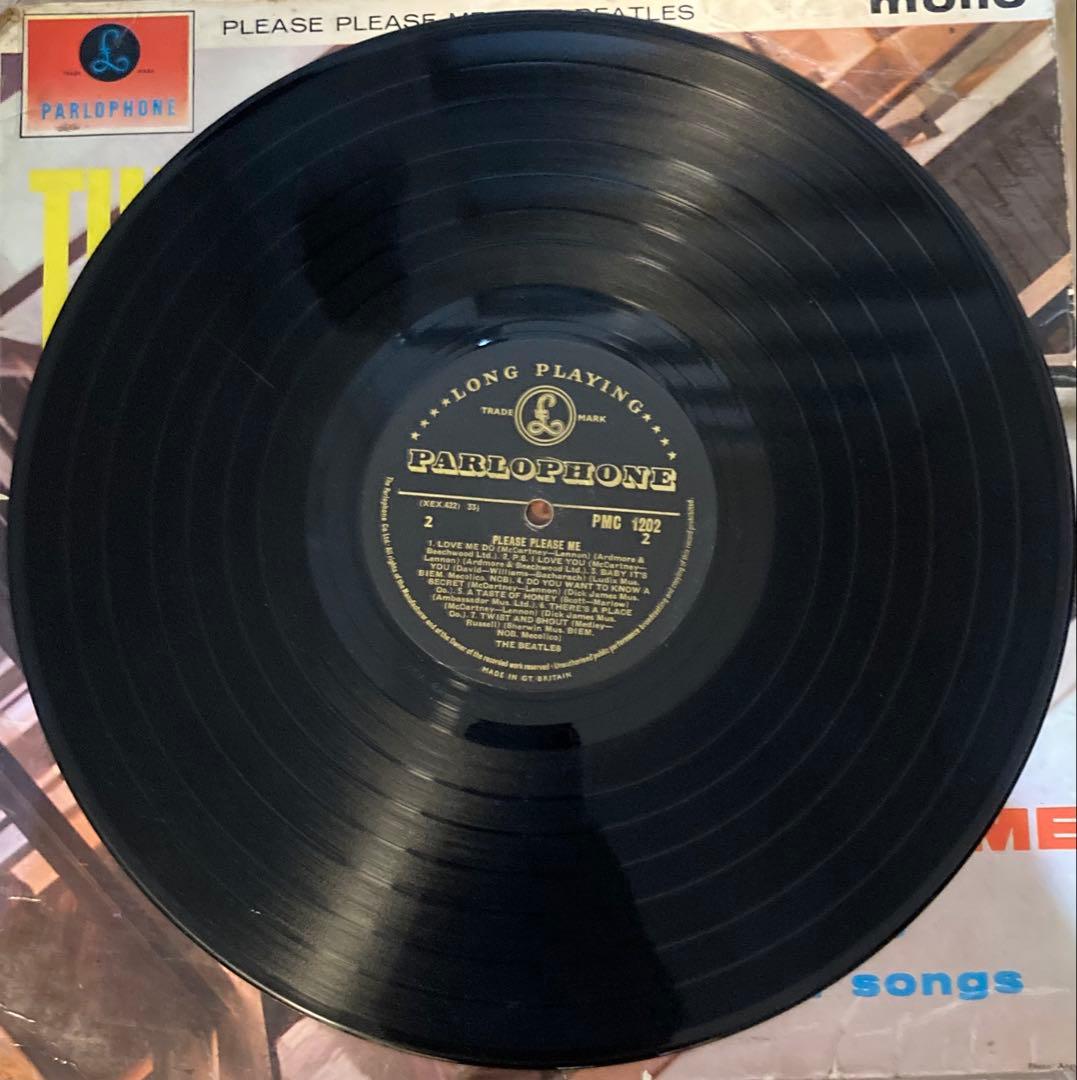 UK初回GoldビートルズPlease Please MeレコードBeatles