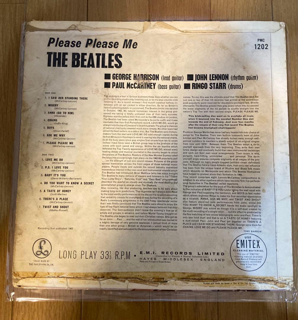 UK初回GoldビートルズPlease Please MeレコードBeatles