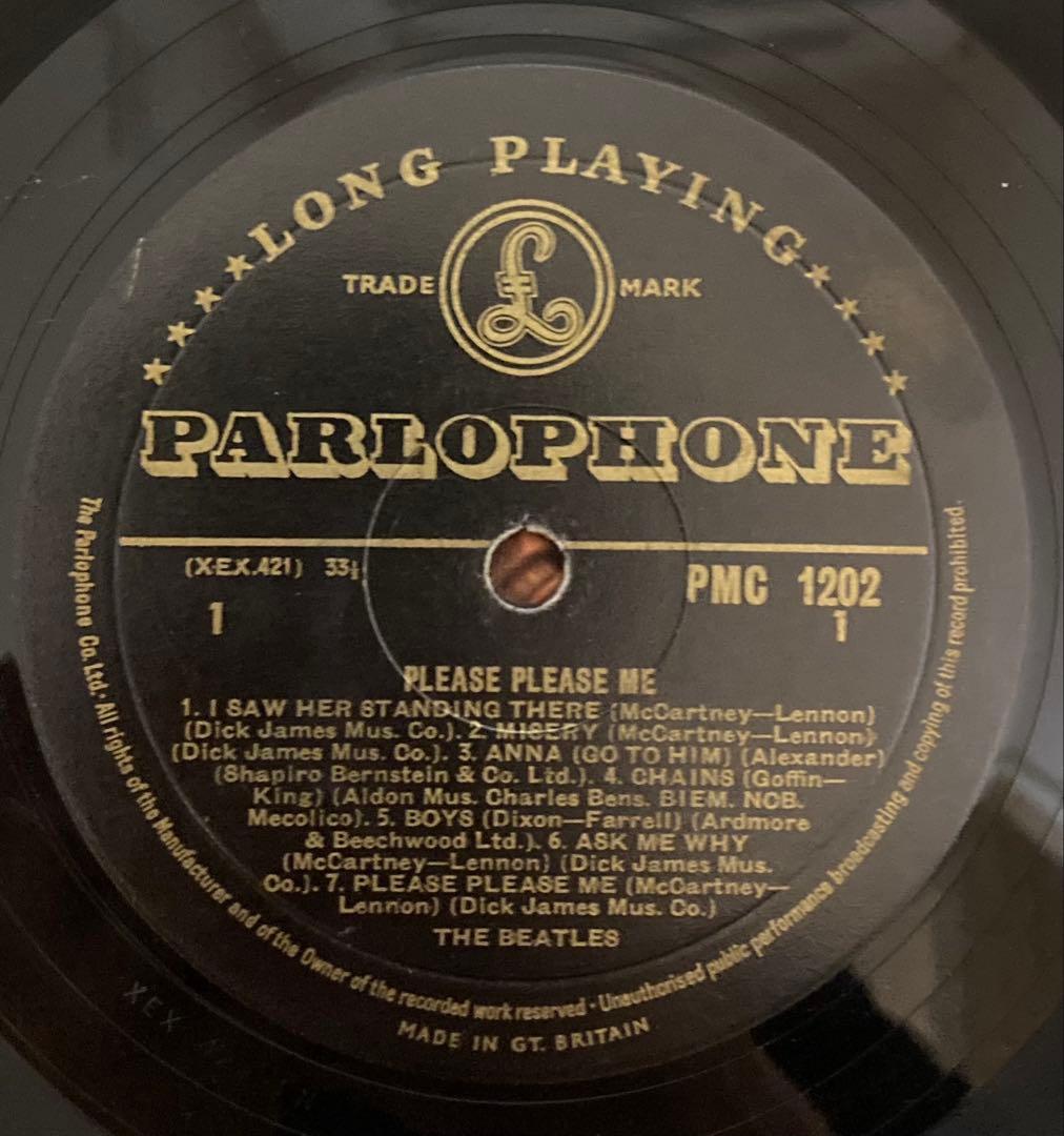 UK初回GoldビートルズPlease Please MeレコードBeatles