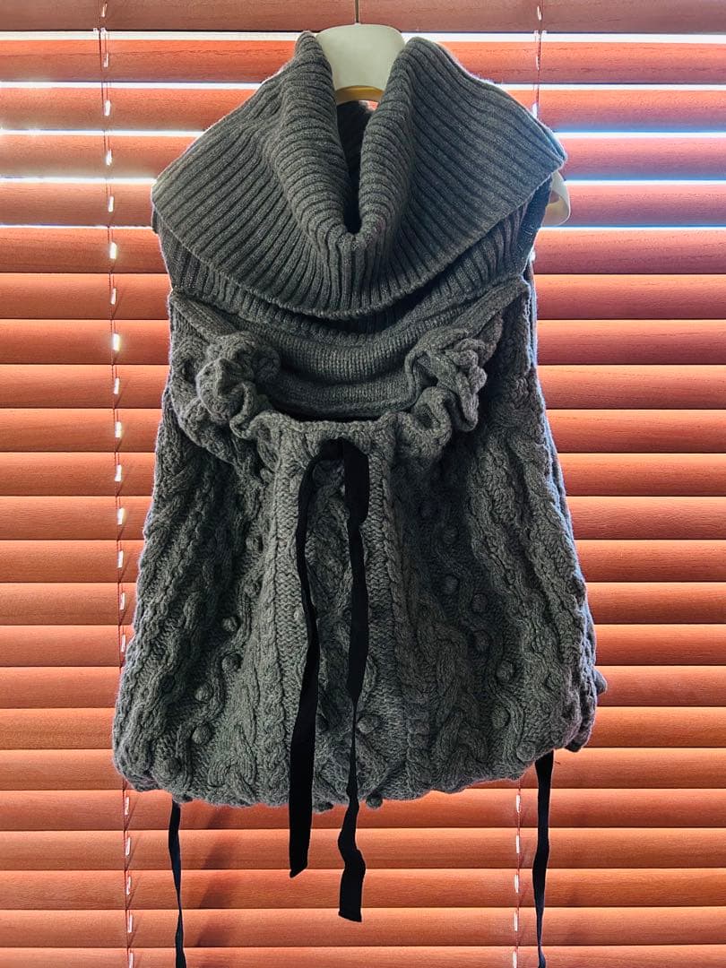 変形グレー ニット タオ コムデギャルソン tricot