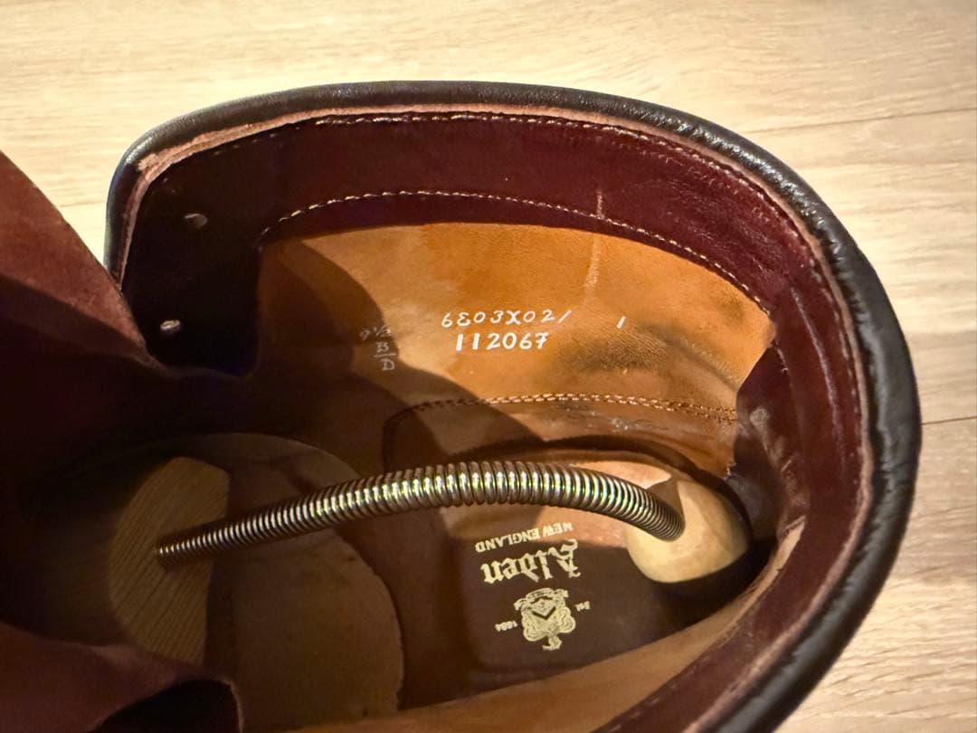 オールデン アナトミカ別注 モックトゥブーツ ALDEN US9.5D