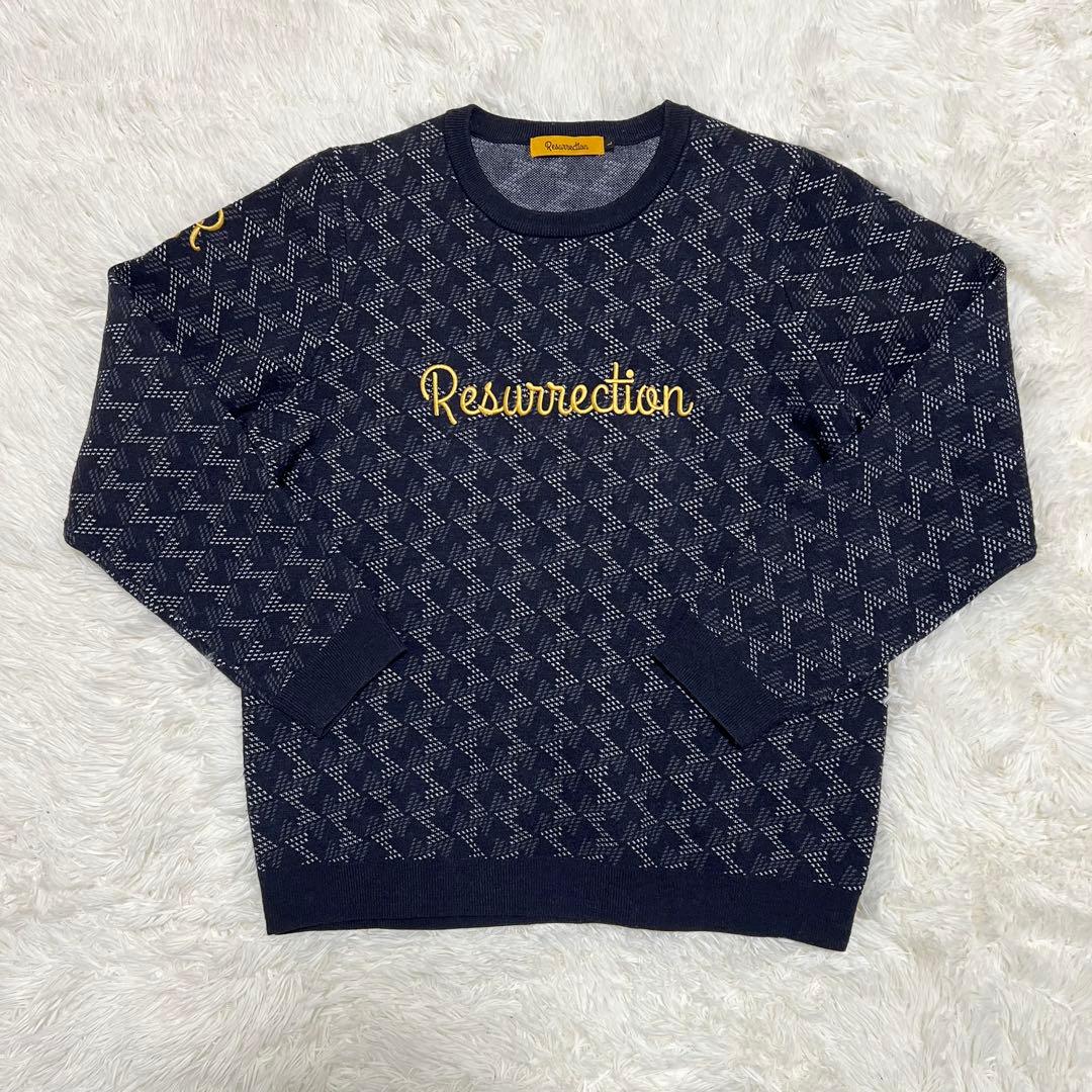 【美品】 Resurrection レザレクション 総柄ニット セーター