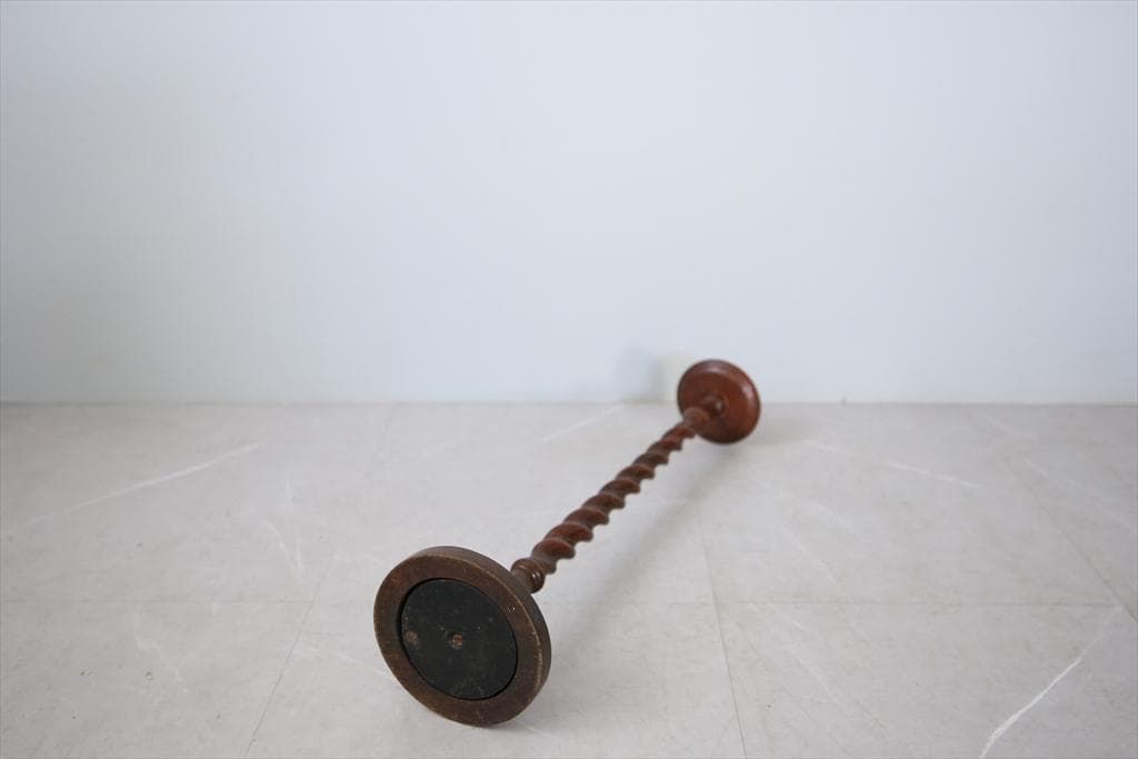 英国アンティーク木製スモーカーズスタンド/灰皿アシュトレイ/タバコ(91-141