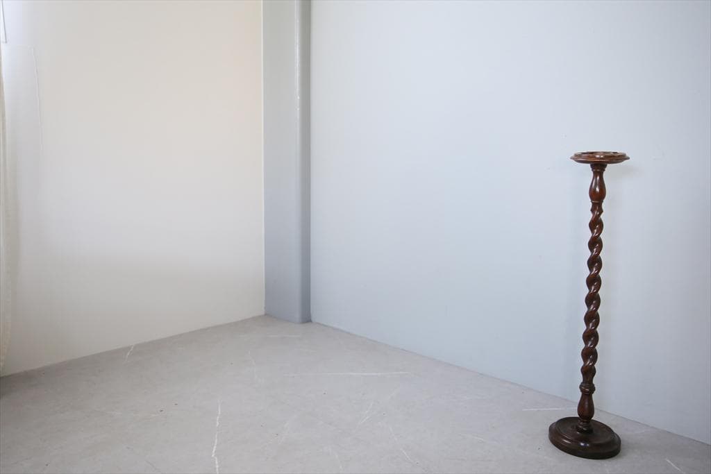 英国アンティーク木製スモーカーズスタンド/灰皿アシュトレイ/タバコ(91-141