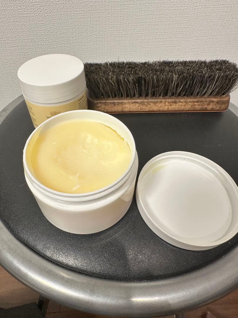 [クリーナー付き]Whitehouse Cox 二つ折り財布 ネイビー/イエロー