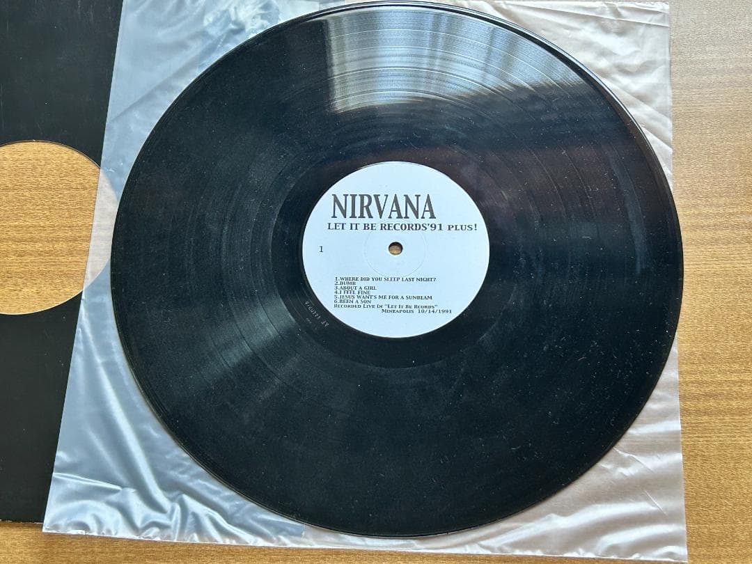 NIRVANA Let It Be Records '91 Plus レコード