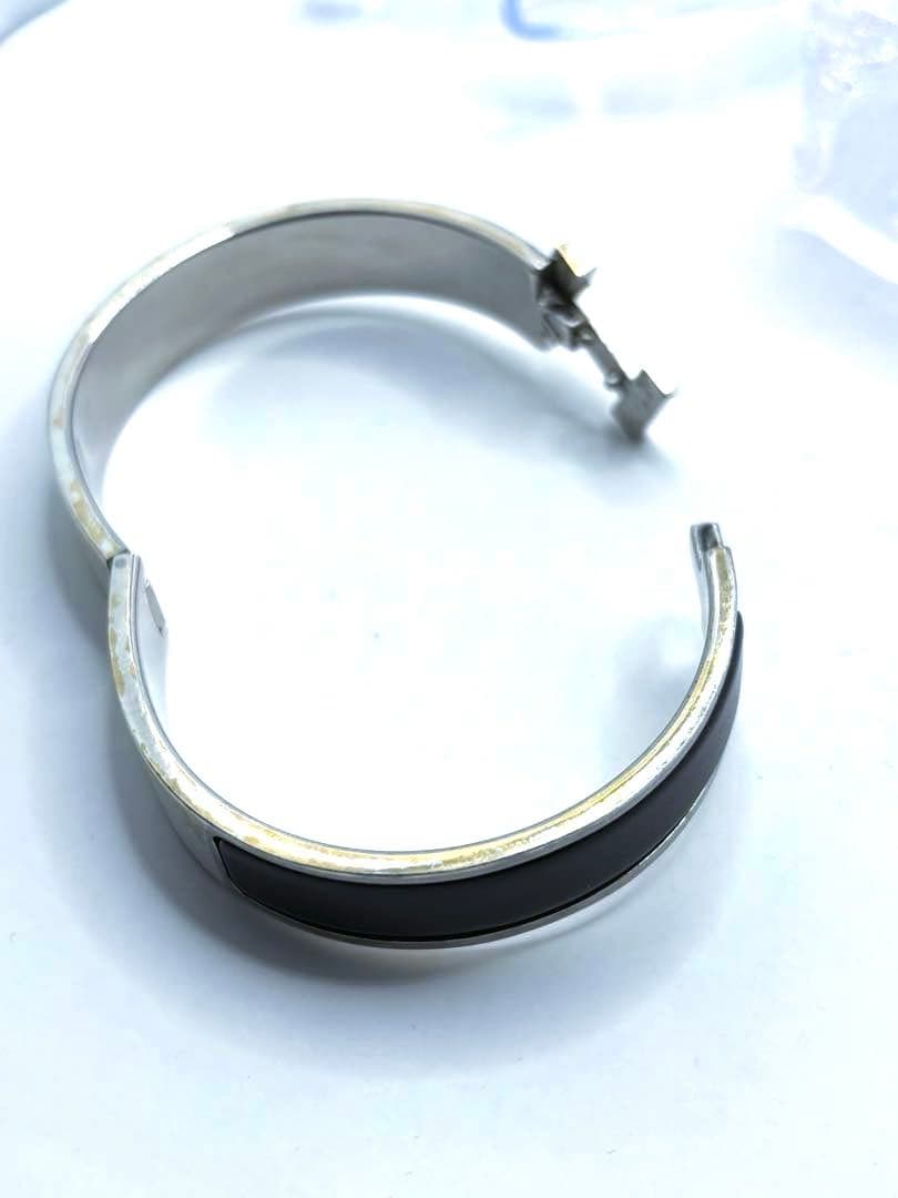 HERMES H バングル　クリック　ブラック