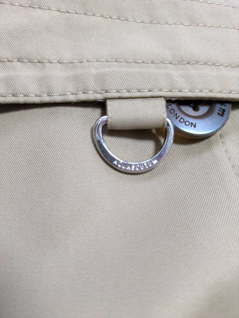 アクアスキュータム　トレンチコート　ライナー付き　ベルト　サイズ6