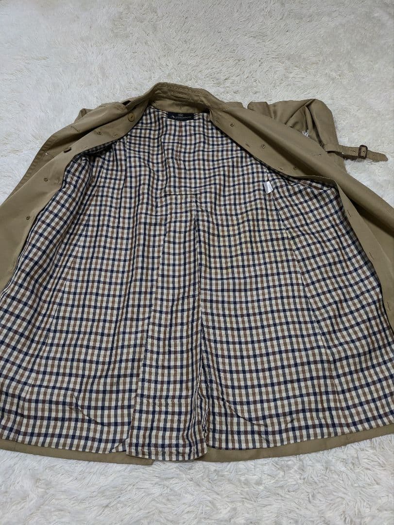 アクアスキュータム　トレンチコート　ライナー付き　ベルト　サイズ6