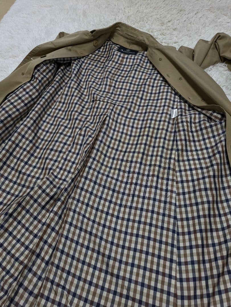 アクアスキュータム　トレンチコート　ライナー付き　ベルト　サイズ6