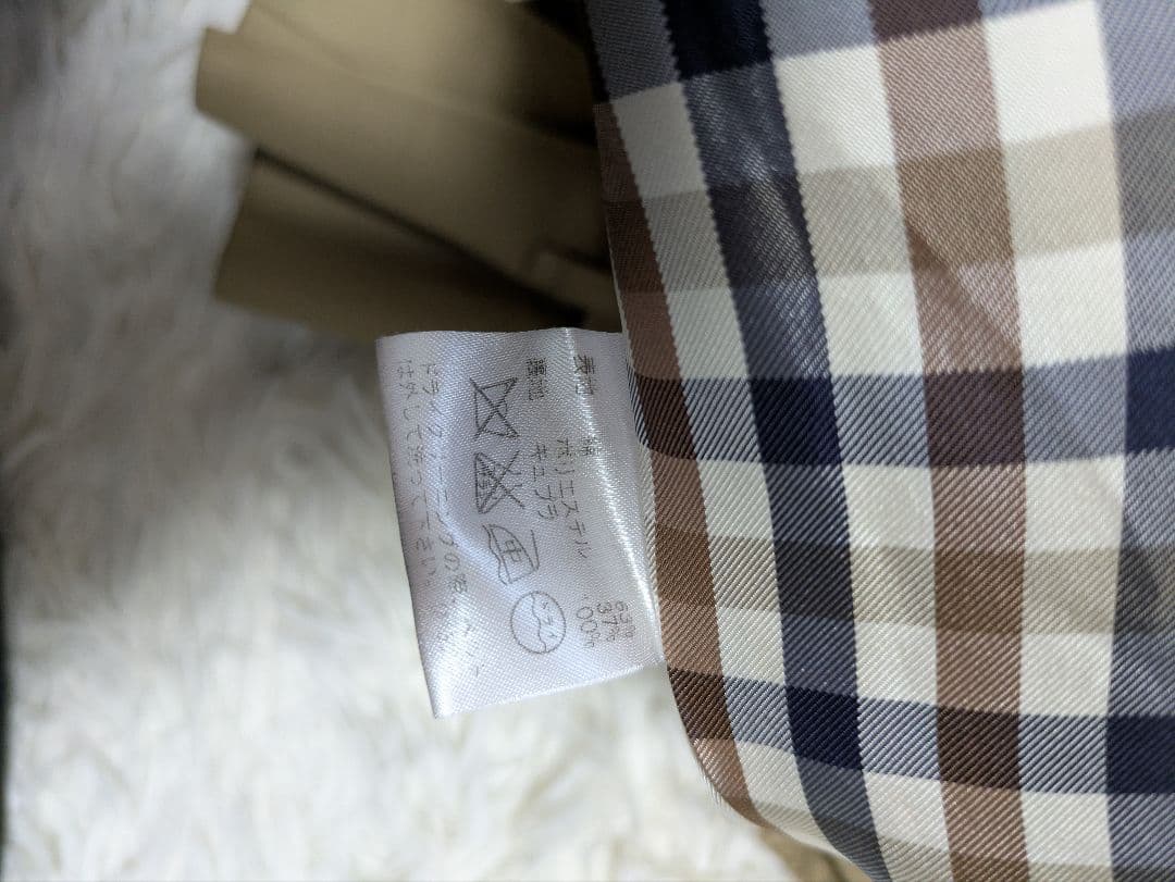 アクアスキュータム　トレンチコート　ライナー付き　ベルト　サイズ6