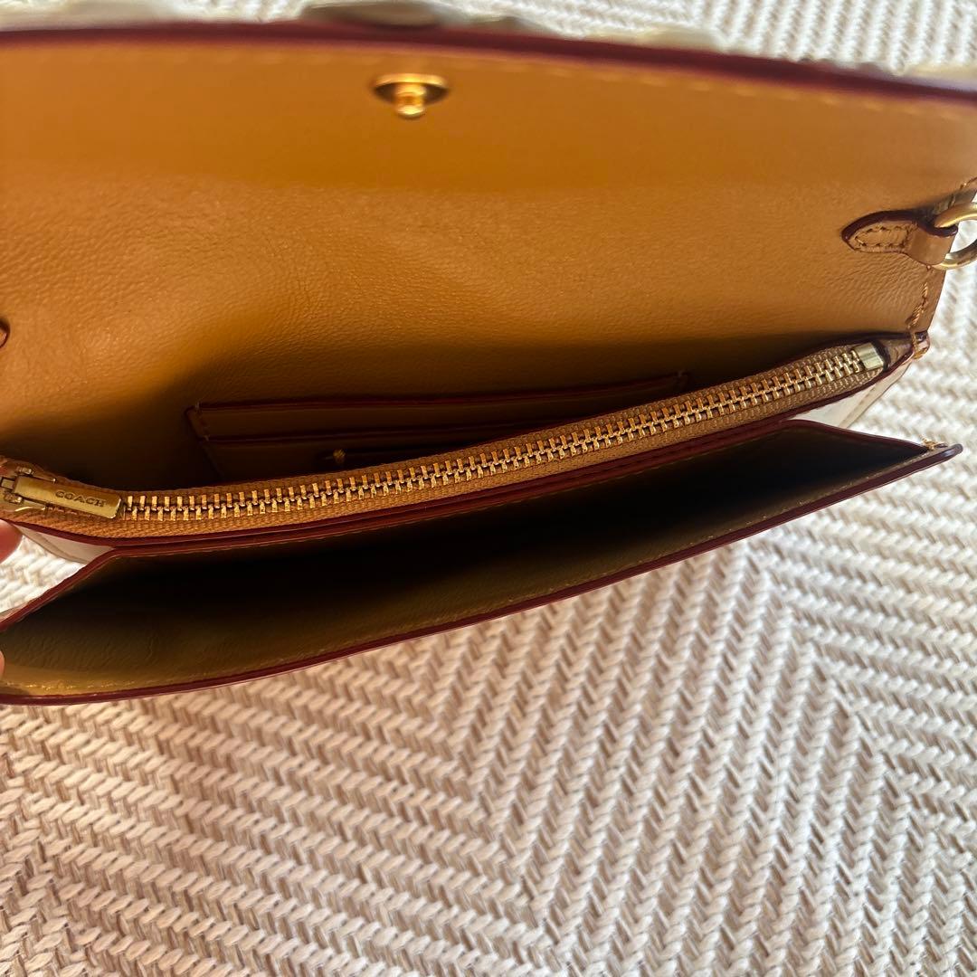 COACH ティーローズクラッチバッグ