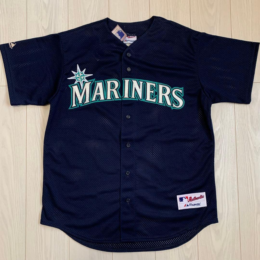 デッド USA製 マジェスティック マリナーズ ゲームシャツ ユニフォーム L
