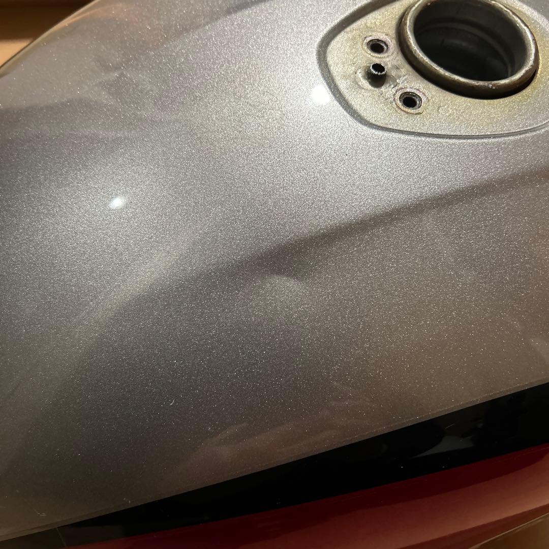 Estrella エストレヤ　バイクタンク レッド/シルバー　キャブ車