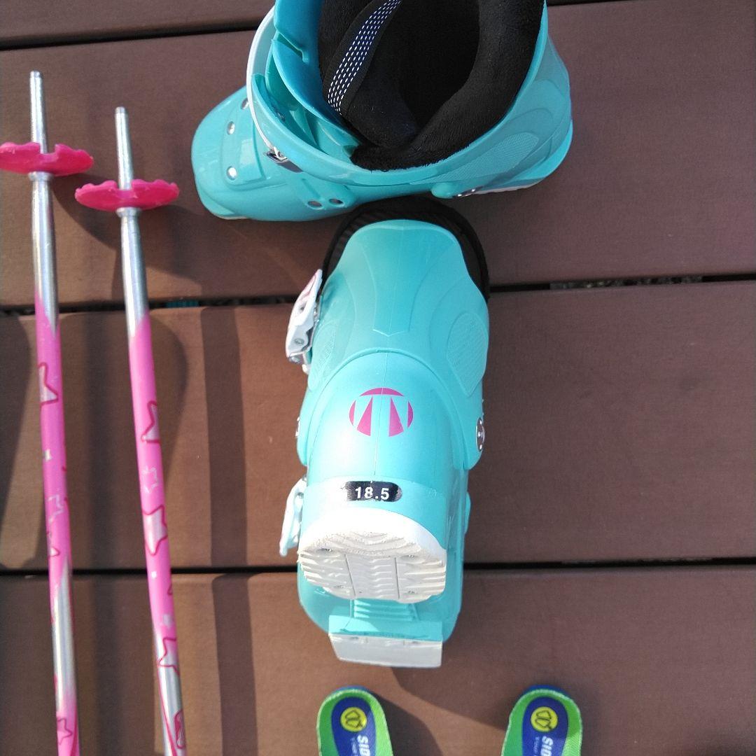 ジュニアスキー板セット 100cm