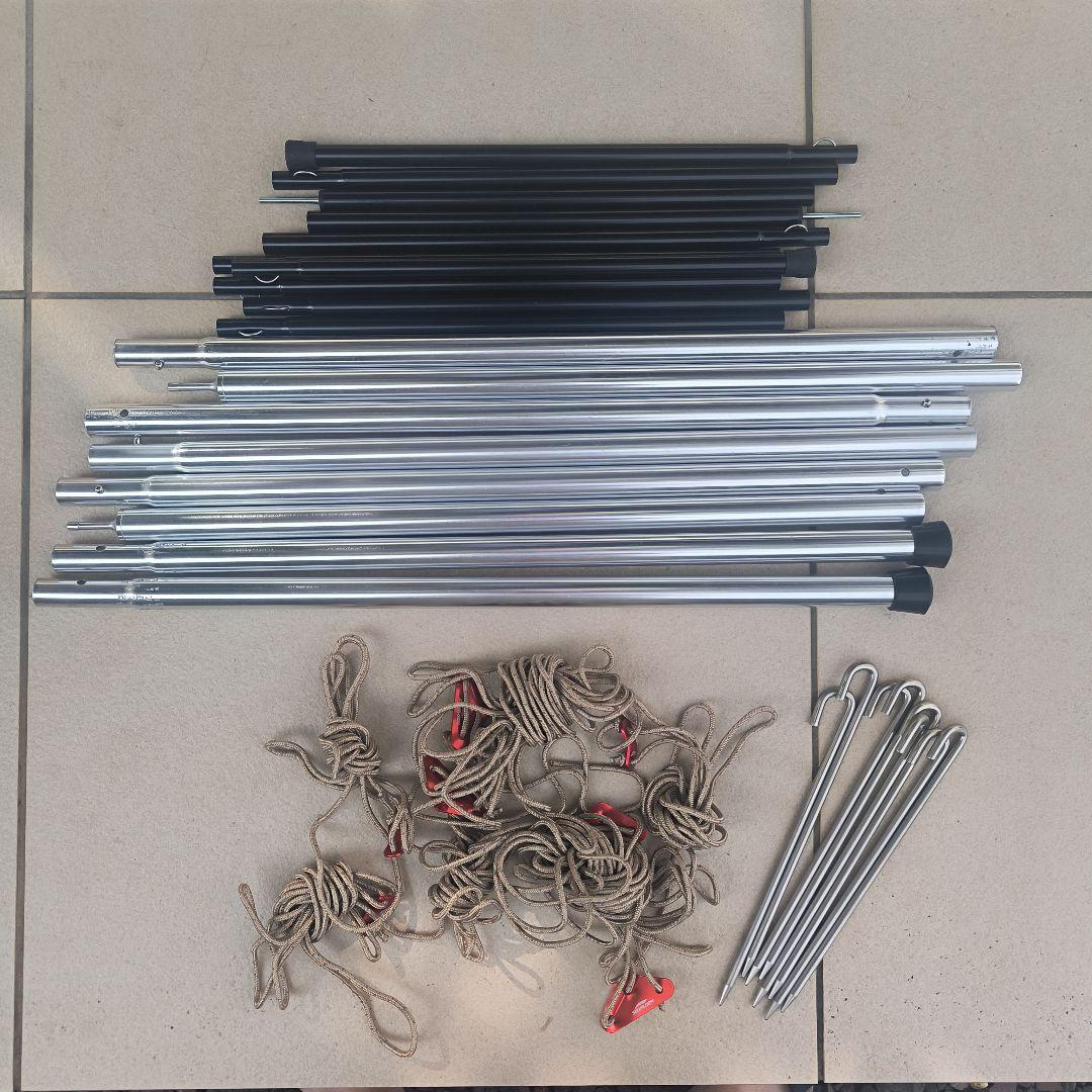 SOOMLOOM ヘキサタープ 4.2m x 5.4m　ポールセット