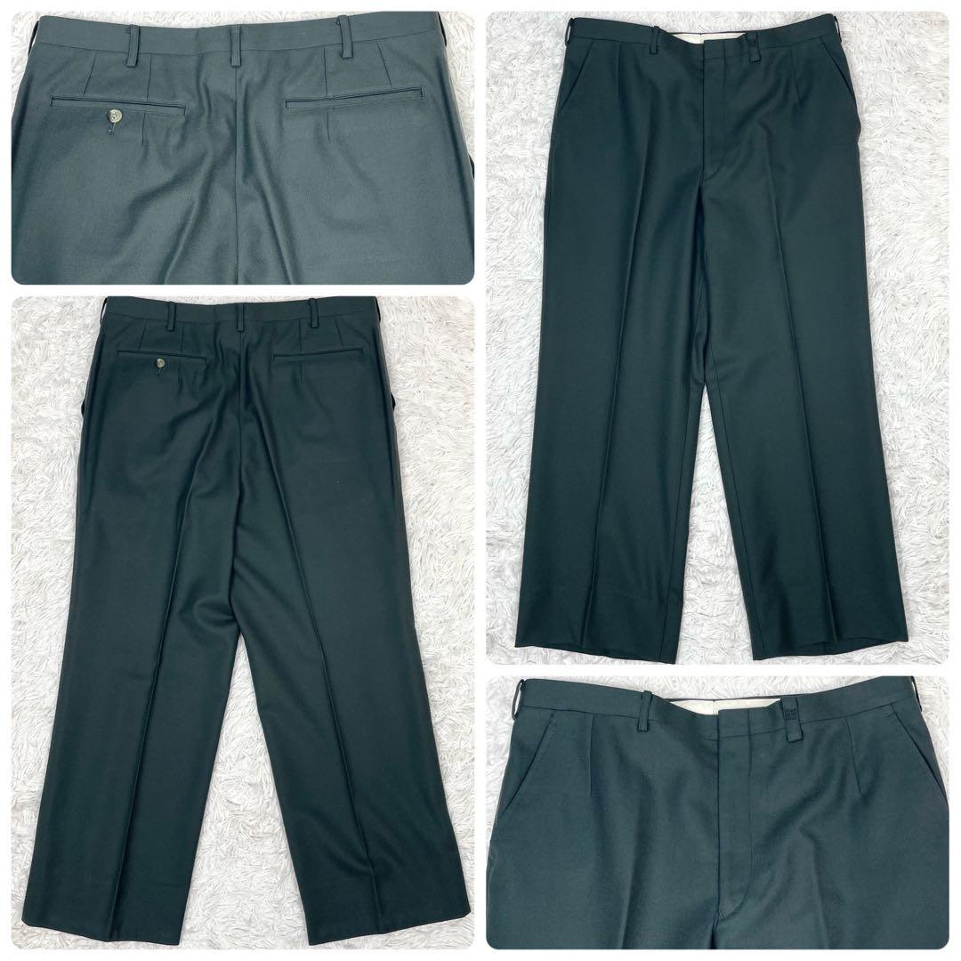 美品✨ジバンシー スーツ セットアップ ダブル 裏地総柄 ロゴ刺繍 カーキ