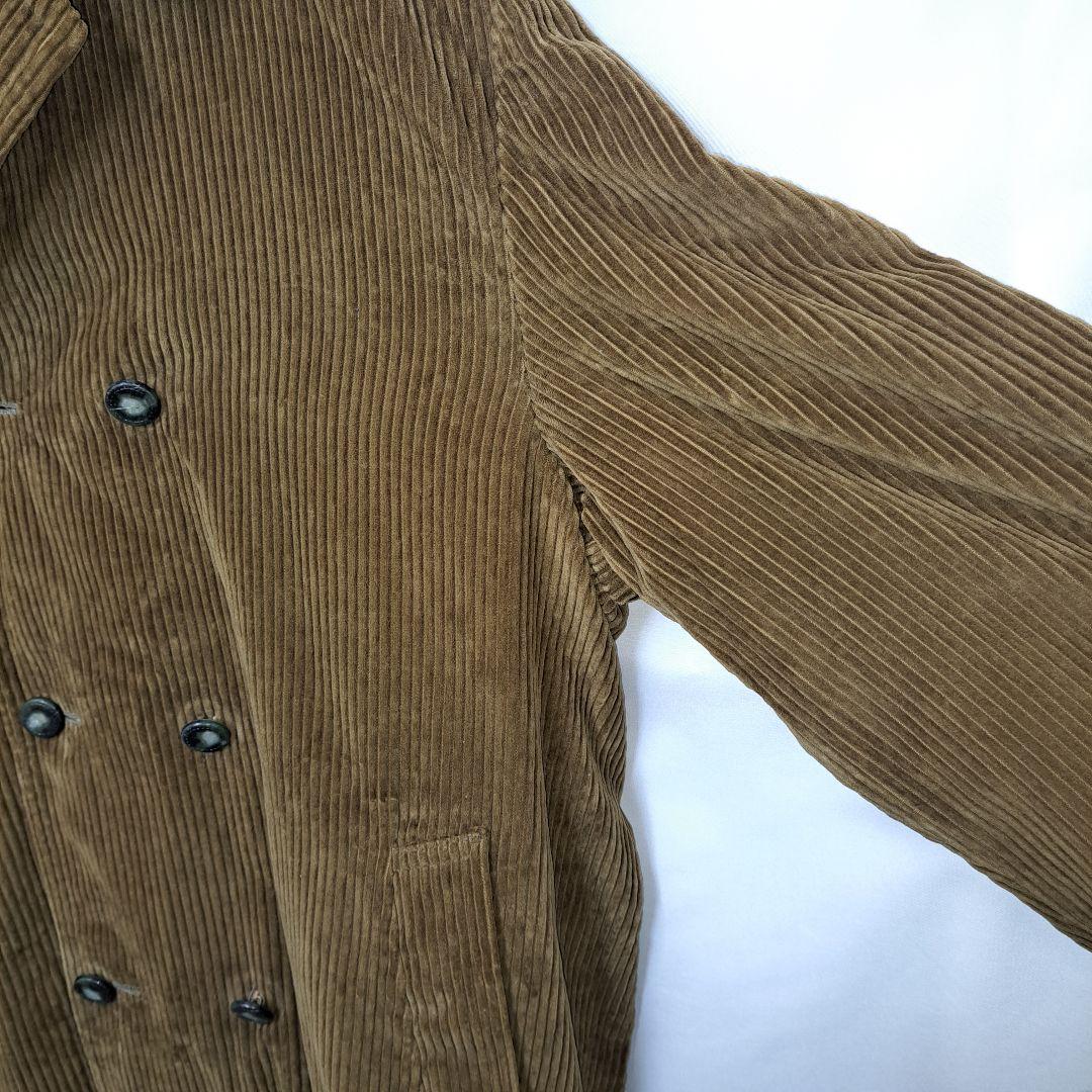 【海外古着】コーデュロイコート　太畝　ライナー付き　コート　ヴィンテージ