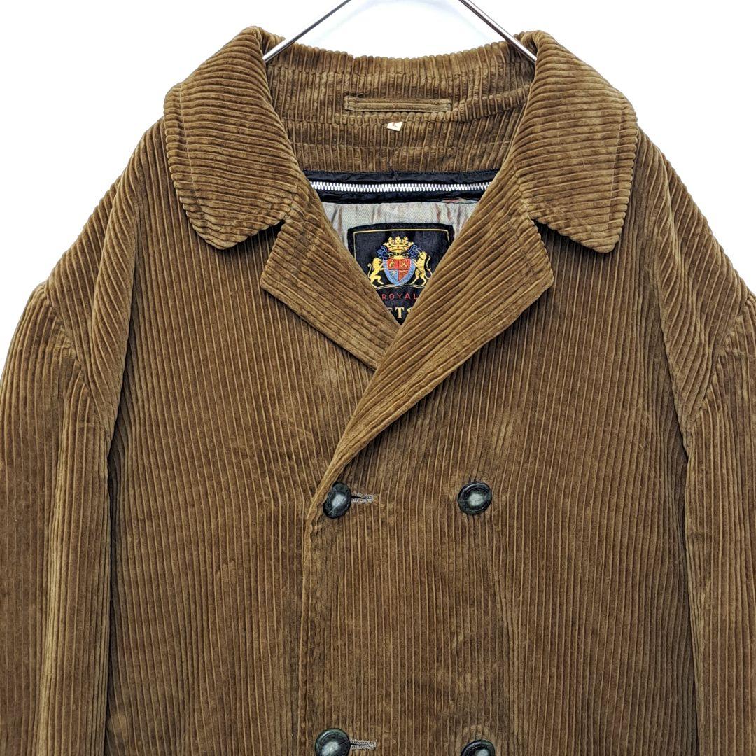 【海外古着】コーデュロイコート　太畝　ライナー付き　コート　ヴィンテージ