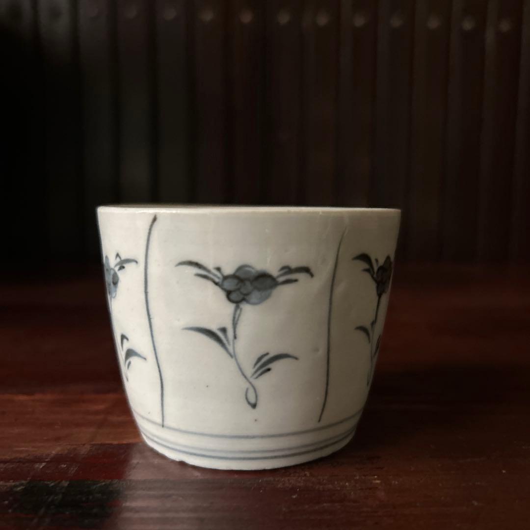 古伊万里染付　猪口　江戸後期