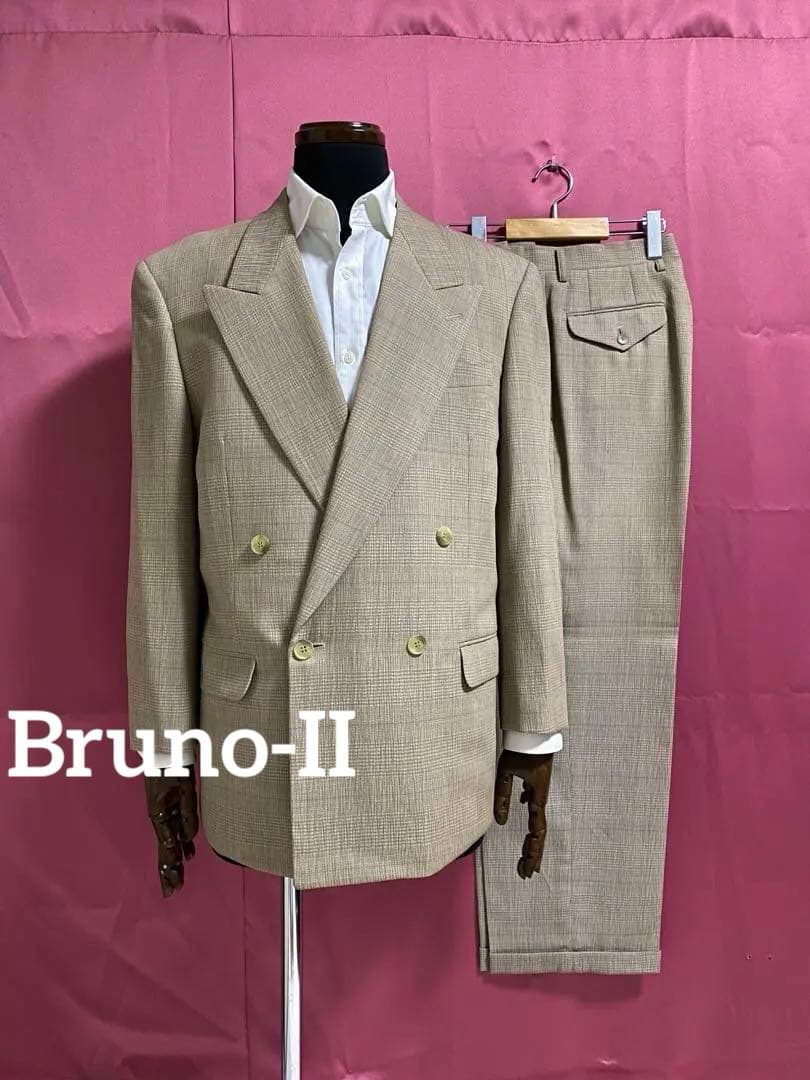 Bruno-II◇ブルーノ◇メンズダブルブレストスーツセットアップ