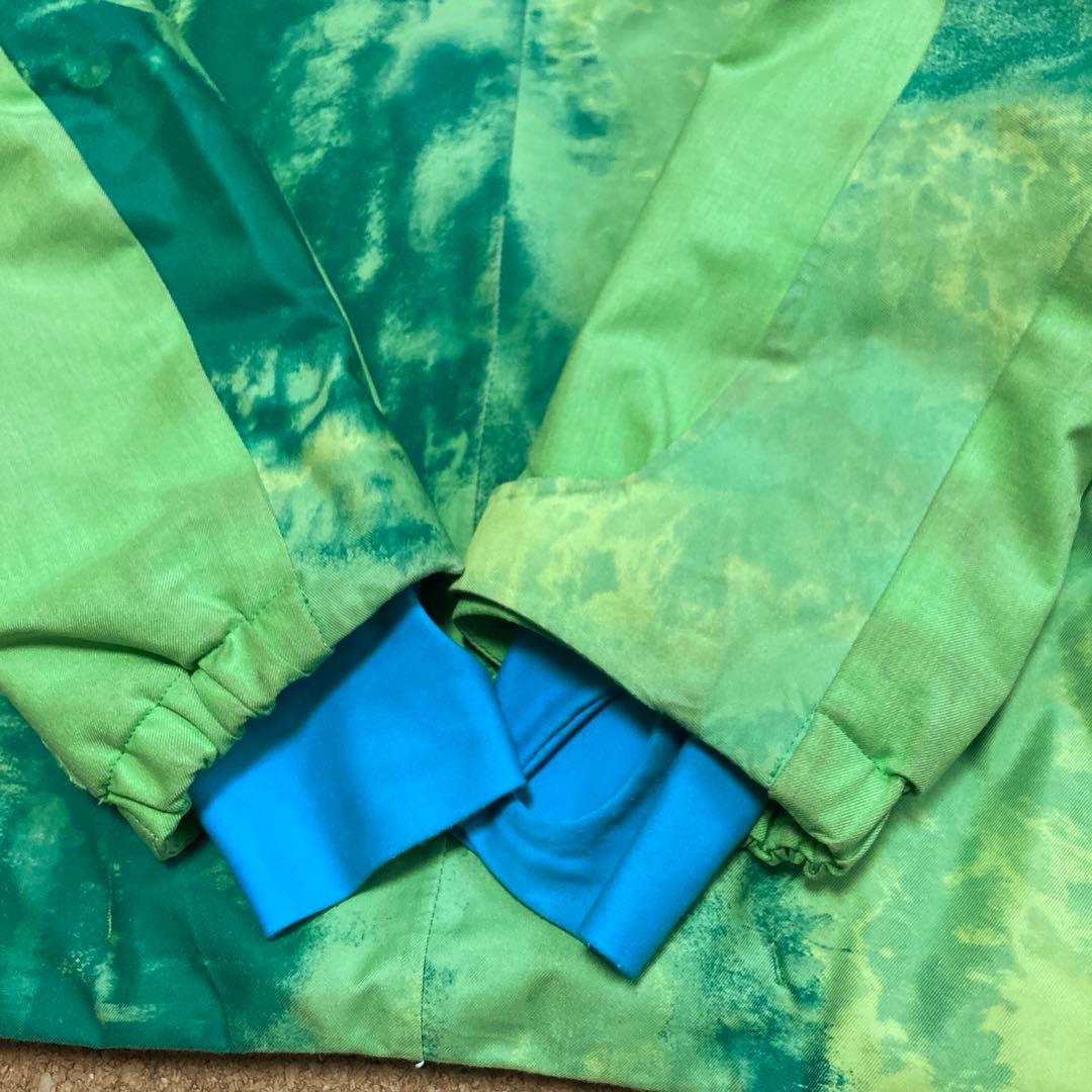 デサントdescentスキーウェア スキー スノボジャケット Mメンズ 緑