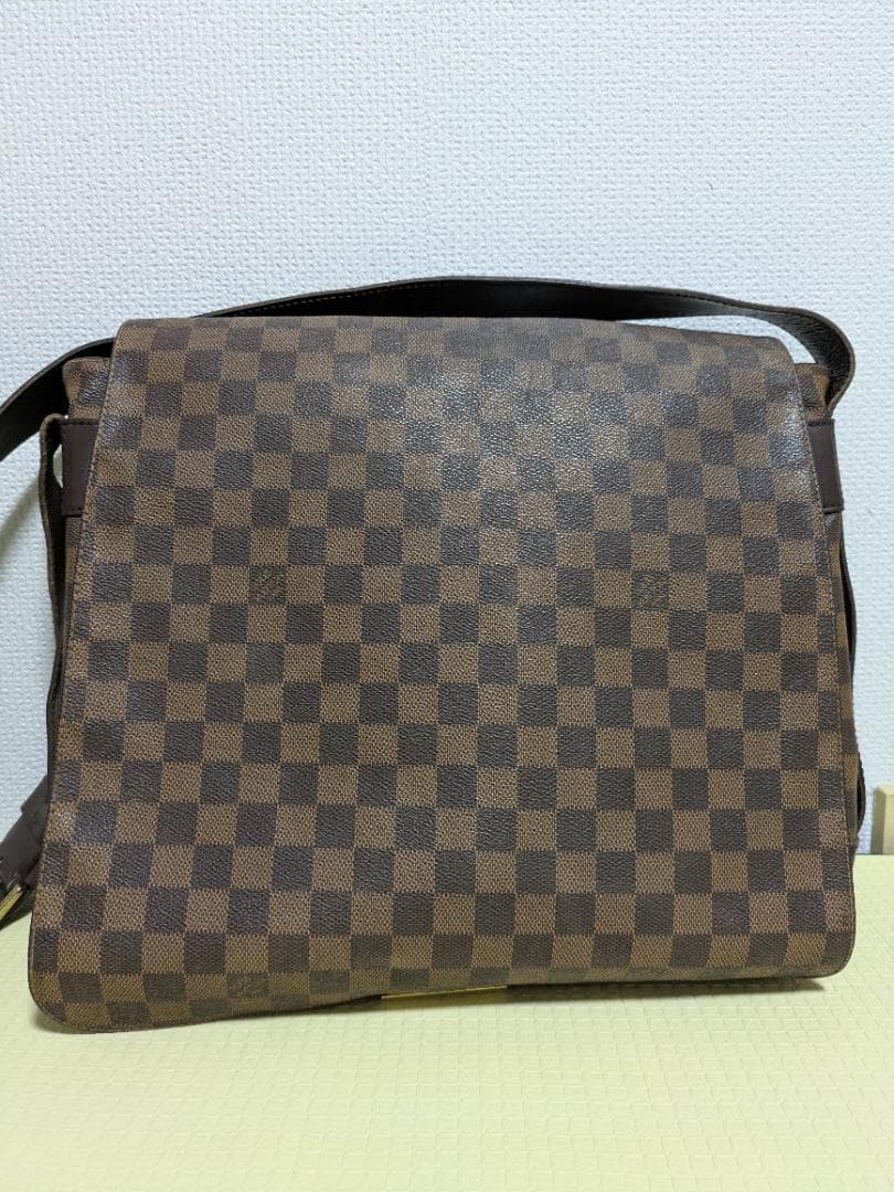 確実本物:LouisVuittonダミエ　バスティーユ　ショルダーバッグ