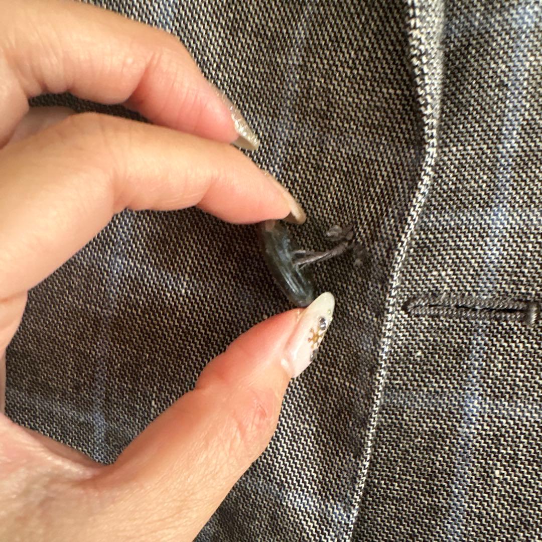 Stile Latino グレー系チェックジャケット&パンツセット　サイズ48