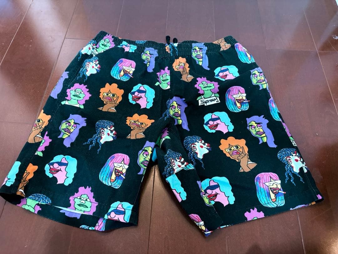 17fw Supreme Gonz Heads Short ハーフパンツ