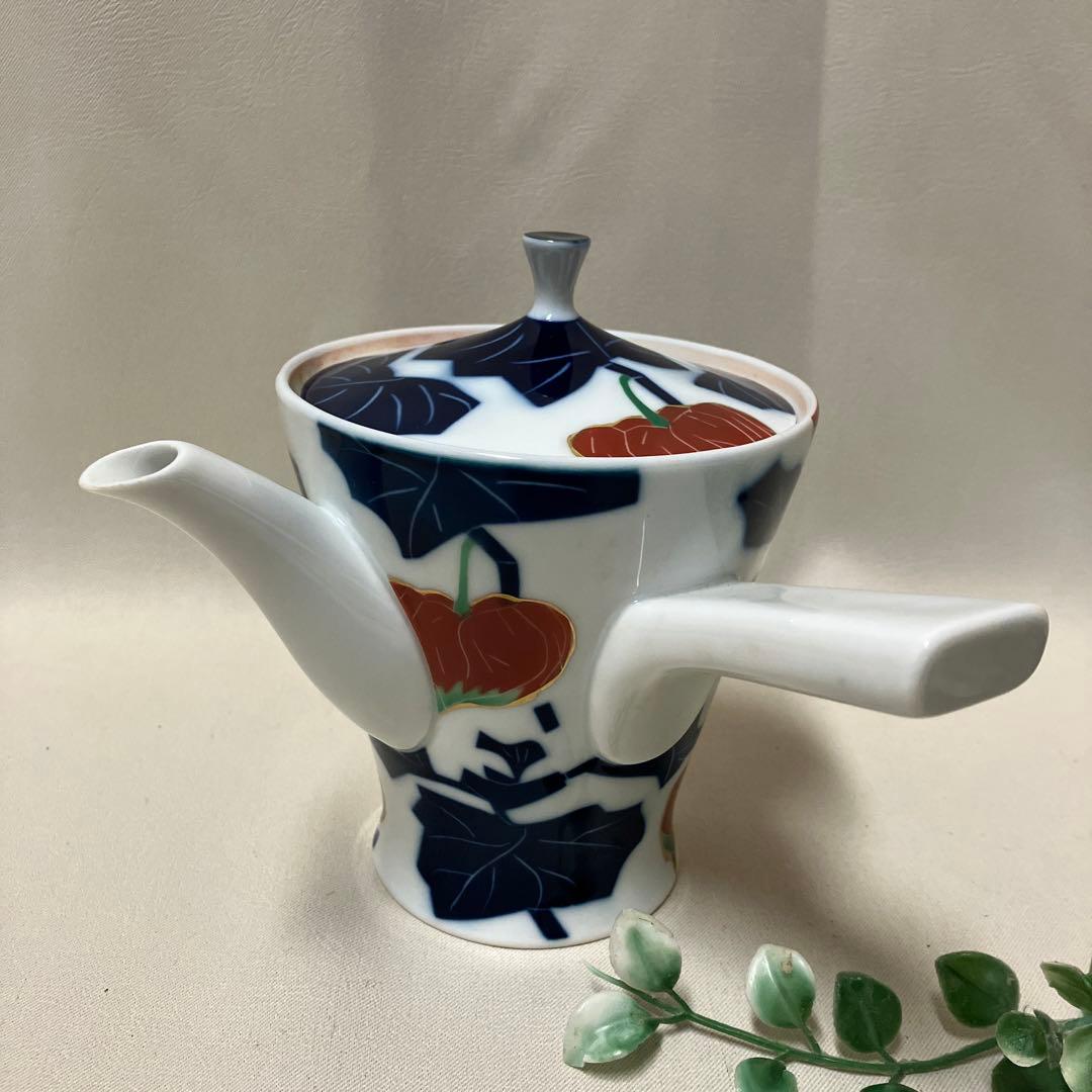 香蘭社　茶器セット　湯のみ急須　ほおずき　鬼灯　レア柄