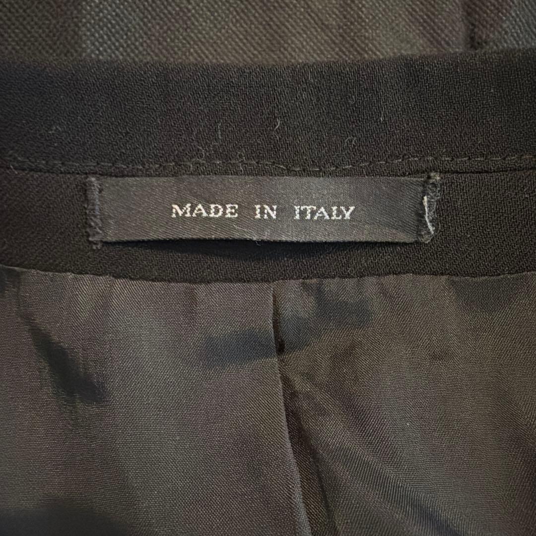 EMPORIO ARMANI 黒 シングルブレストスーツ52/50 カバー付き