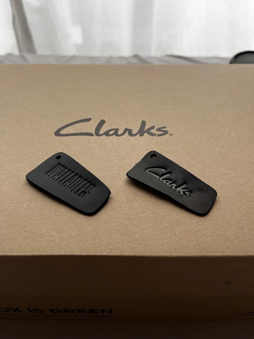 クラークス WallabeeEVO WP / （ブラックレザー）UK8