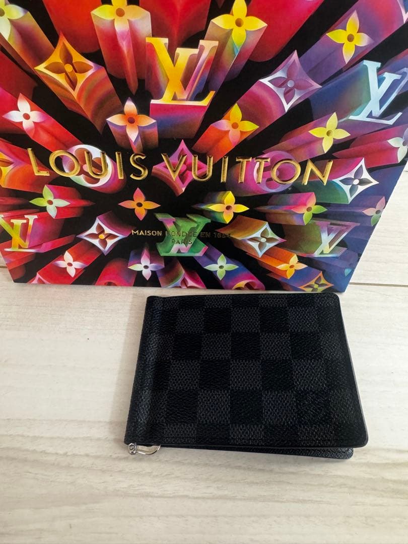 【値下げ】ルイヴィトン ダミエグラフィット ポルトフォイユパンス ブラック