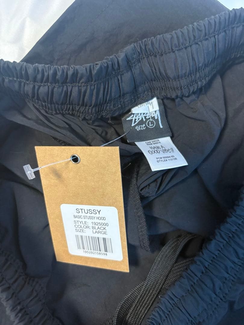 最終価格！STUSSY ステューシー ブラック ショート　ハーフパンツ Lサイズ