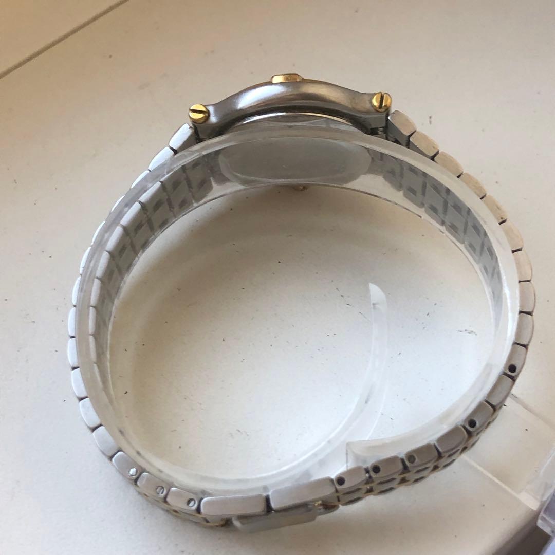 GUCCI アナログ腕時計 グレー/シルバー/ゴールド