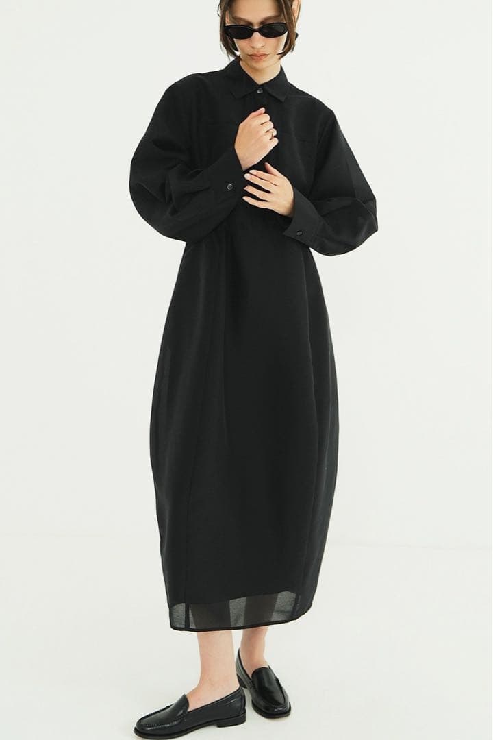 CLANE 新品FLUFFY SHEER SHAPE ONEPIECE